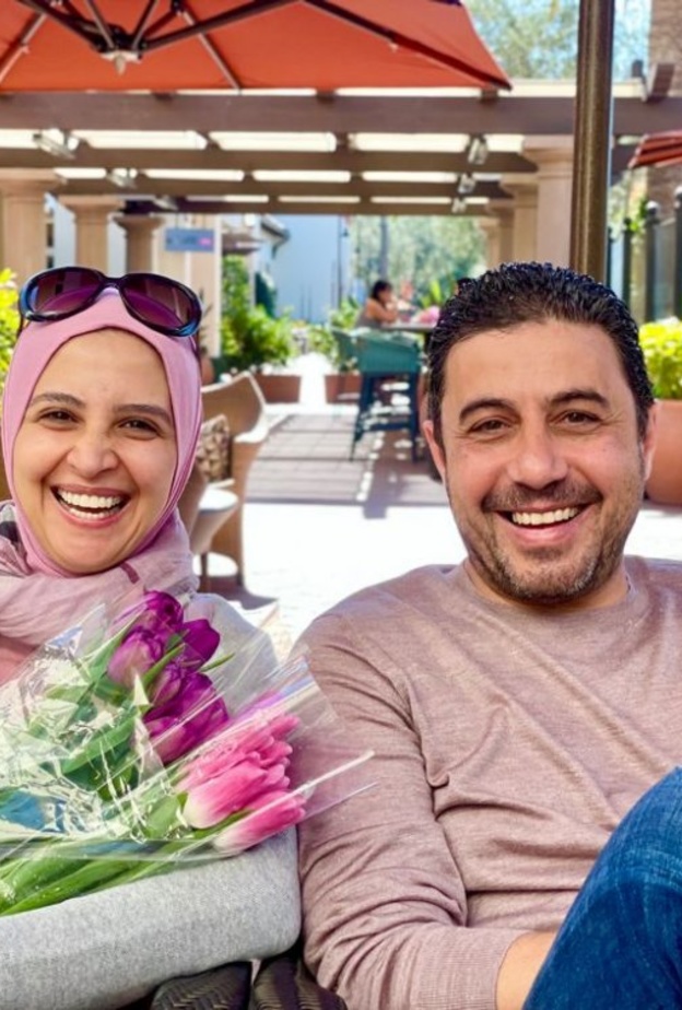 حنان ترك وزوجها