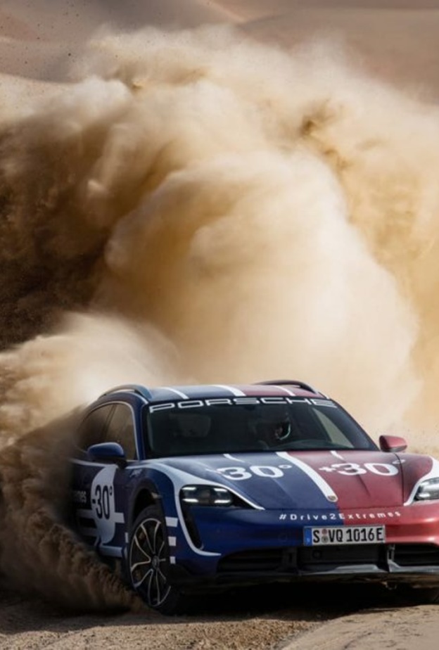 تم اختبار السيارة في مسار صحراوي في السعودية