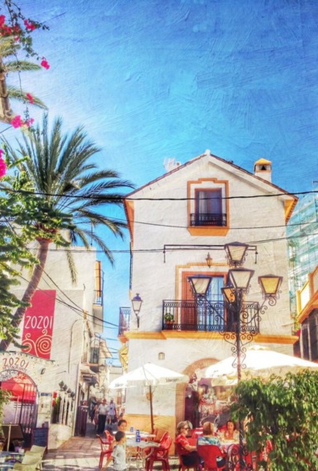  منطقة البلدة القديمة في ماربيا casco antiguo