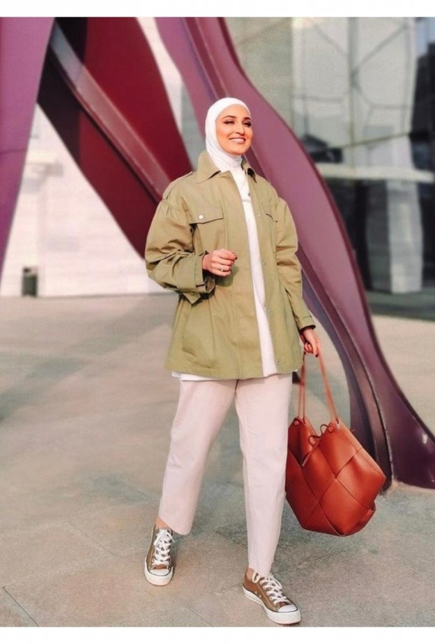 موديلات ملابس محجبات كاجوال للصباح