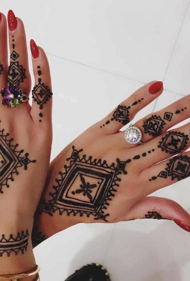 أشكال هندسية ناعمة وجذابة للعروس