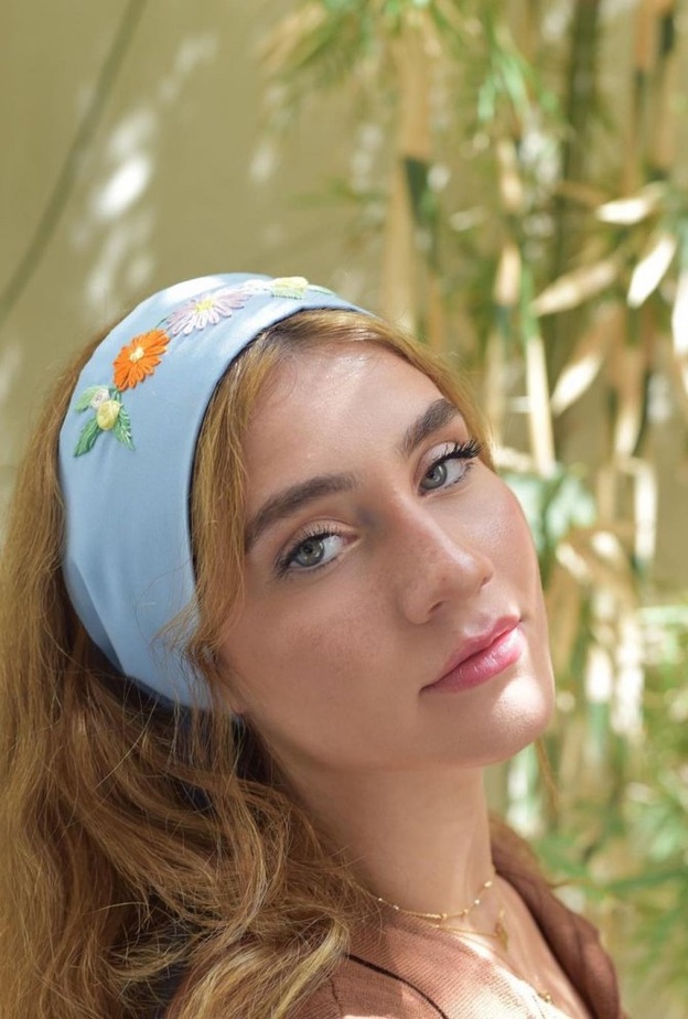  اكسسوار شعر قماشي مطرز من علامة Embano