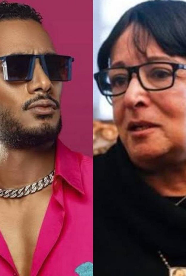 محمد رمضان وسميرة عبد العزيز