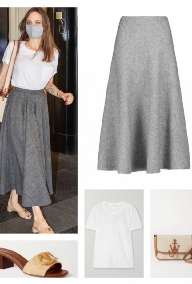 أنجلينا جولي بأحدث اطلالاتها بأسلوب كلاسيكي بسيط