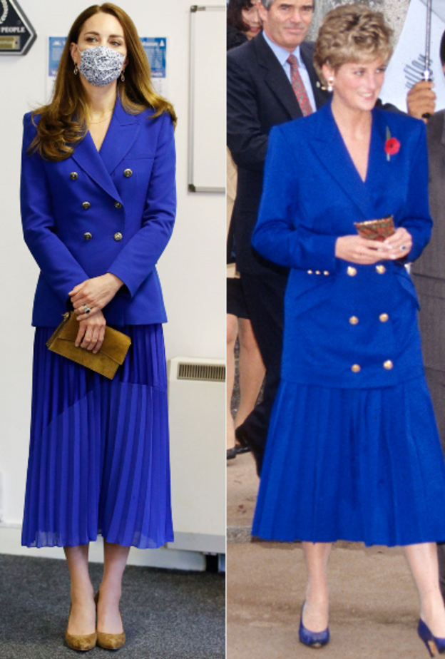 لوك كيت ميدلتون جاء مشابهاً إلى حد كبير لإحدى إطلالات الأميرة ديانا في ستبتمر العام 1992