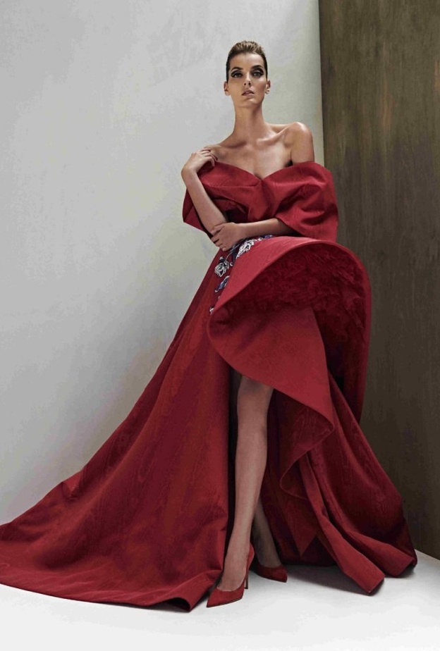 فساتين خطوبة high low من azzi & osta