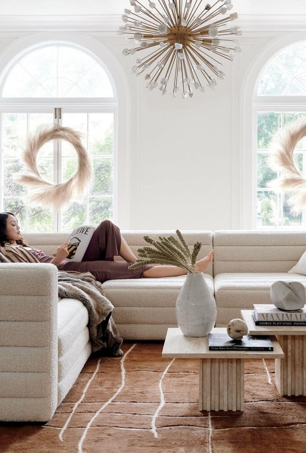  ديكور غرفة معيشة مريحة وبسيطة