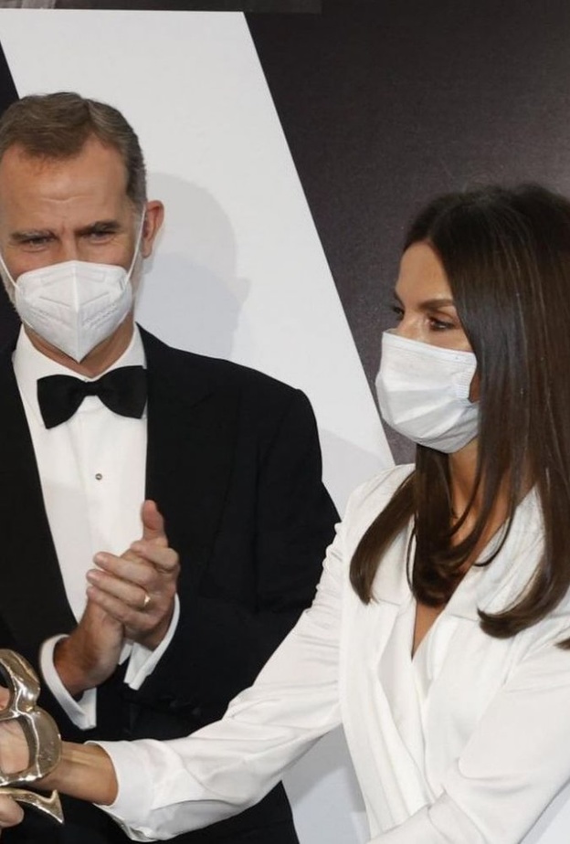 ملك وملكة إسبانيا في الحفل 101 لتوزيع جوائز الصحافة الدولية ABC- من حساب royals_.family2
