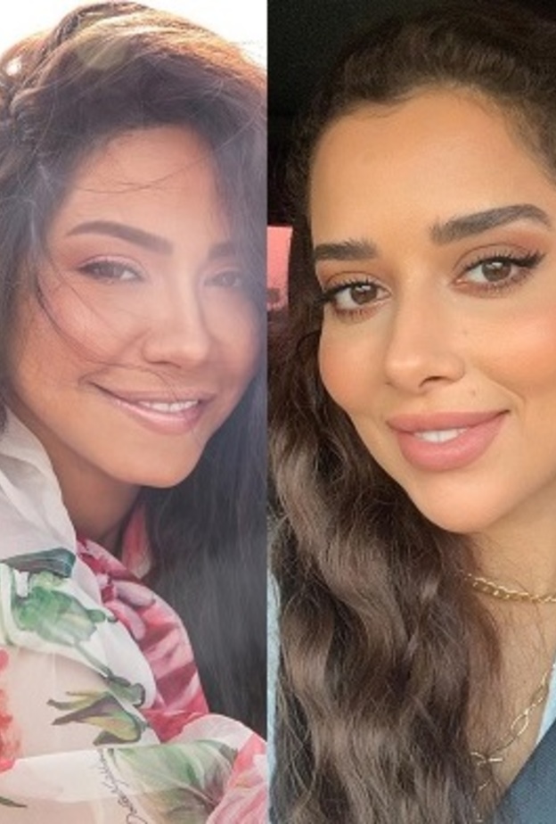 صور من الحسابات الرسمية للنجمتين بلقيس وشيرين عبد الوهاب على انستجرام