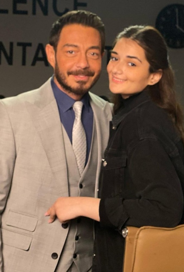 أحمد زاهر وابنته ملك