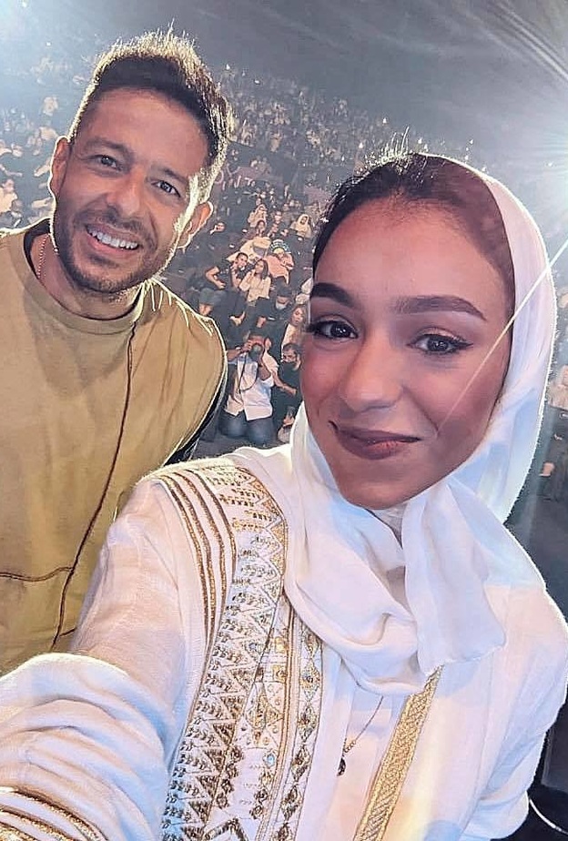 محمد حماقي مع زينة عماد