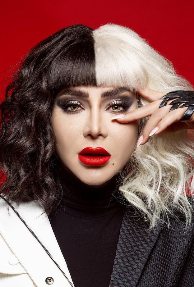 جين عمران بإطلالة مكياج سموكي- صورة من حساب المصور نافع العامري على انستغرام