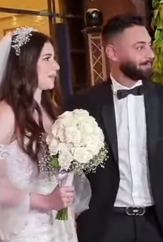 حفيد يوسف شعبان في صورة من الفيديو الخاص بحفل زفافه، والمنتشر على مواقع التواصل الاجتماعي