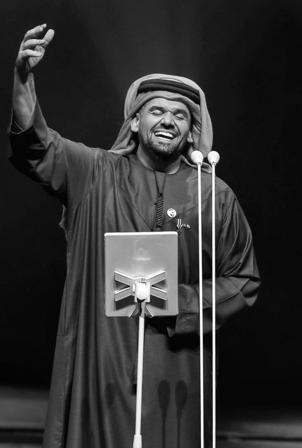 صورة من الحساب الرسمي للفنان حسين الجسمي على انستجرام