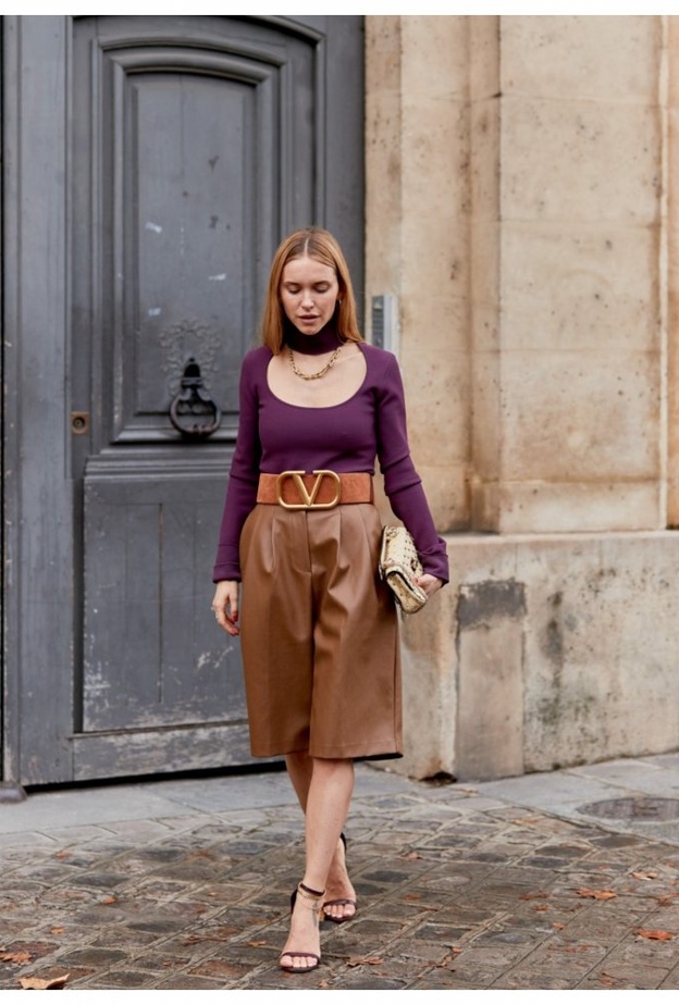 افكار شبابية لاعتماد الشورت الطويل موضة هذا الموسم