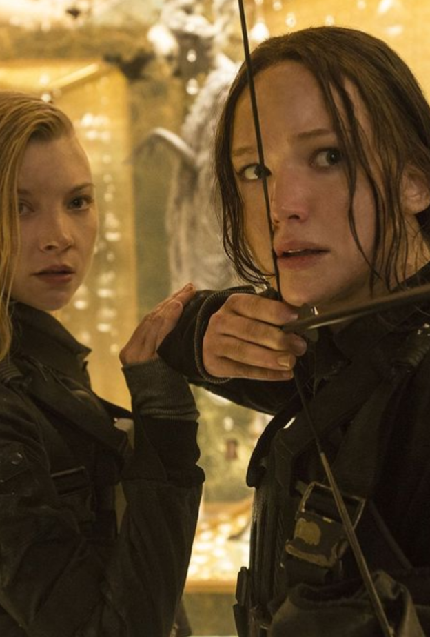 جينيفر لورانس - الصورة من حساب فيلم the hunger games على انستجرام