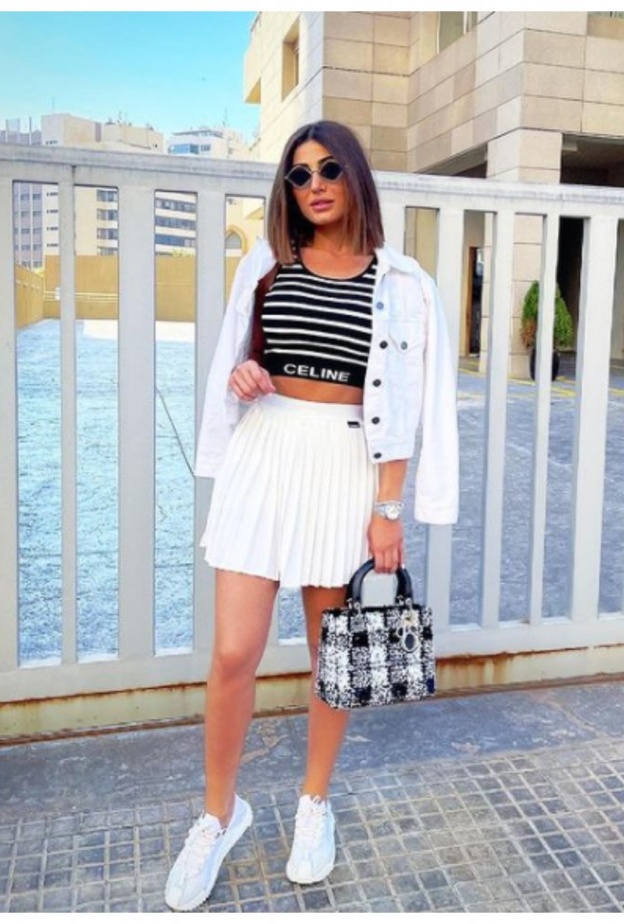 اطلالات كاجوال انيقة للصبايا مستوحاة من هبة نور