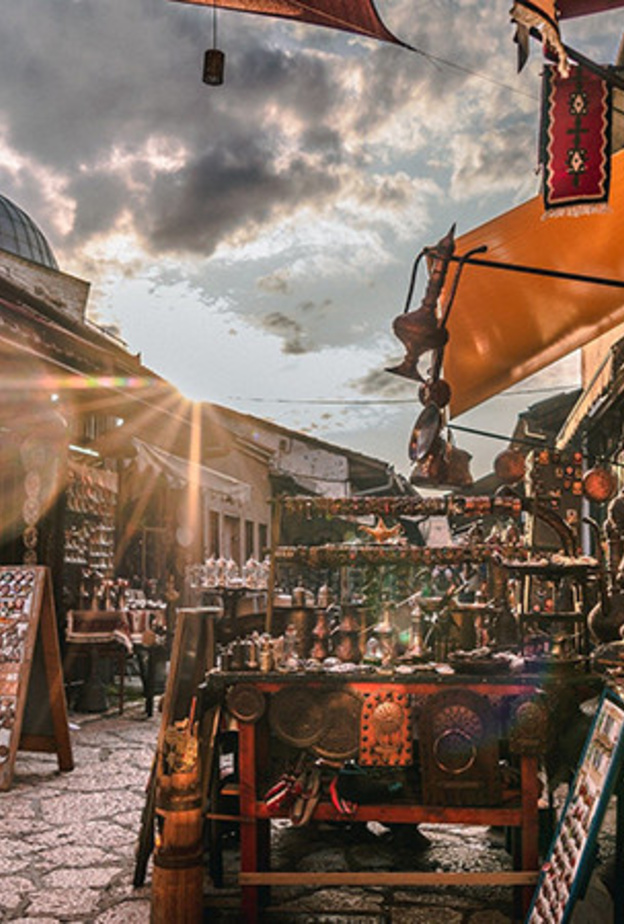  باشجارشيا-المدينة القديمة Baščaršija-Pika Žvan