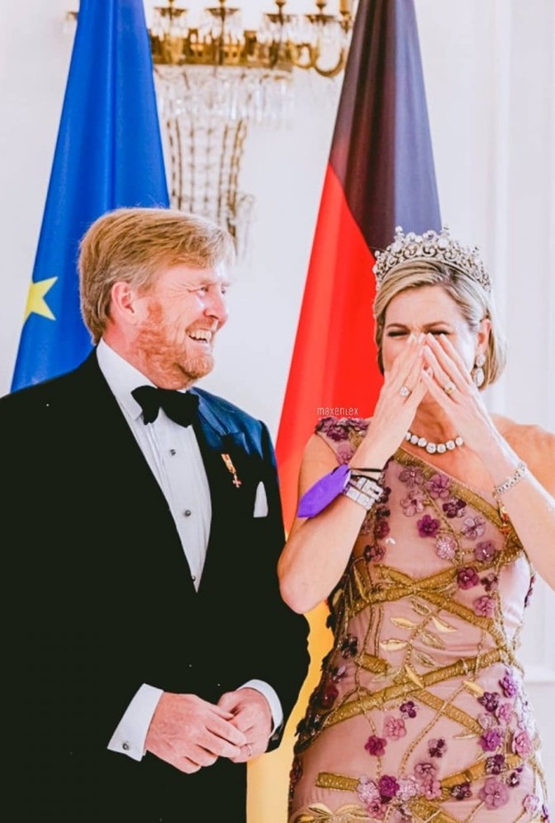 ملك وملكة هولندا يحضران مأدبة عشاء رسمية في برلين