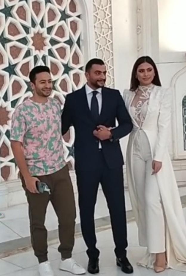 عقد قران هاجر احمد