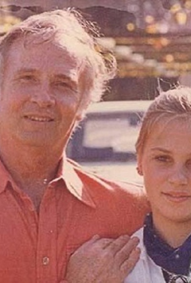 شيرين رضا ووالدها