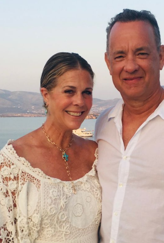 توم هانكس و ريتا ويلسون - الصورة من حساب ريتا ويلسون على انستجرام