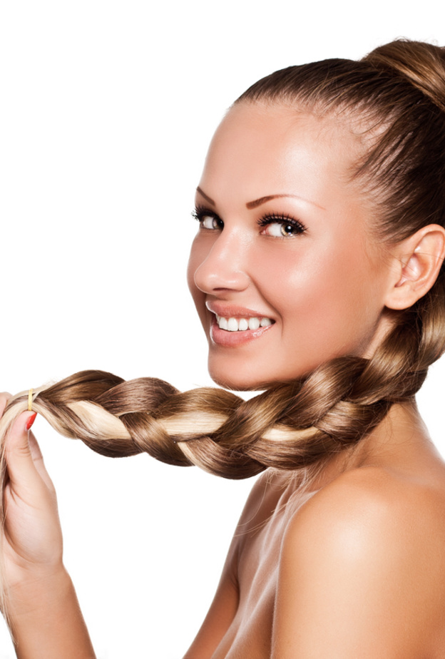 تسريحة ذيل الحصان للشعر الطويل