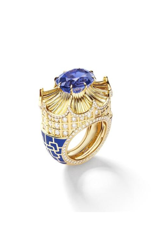  خواتم مرصعة بحجر التنزانيت لعروس عيد الاضحي 2021 من دار Chaumet