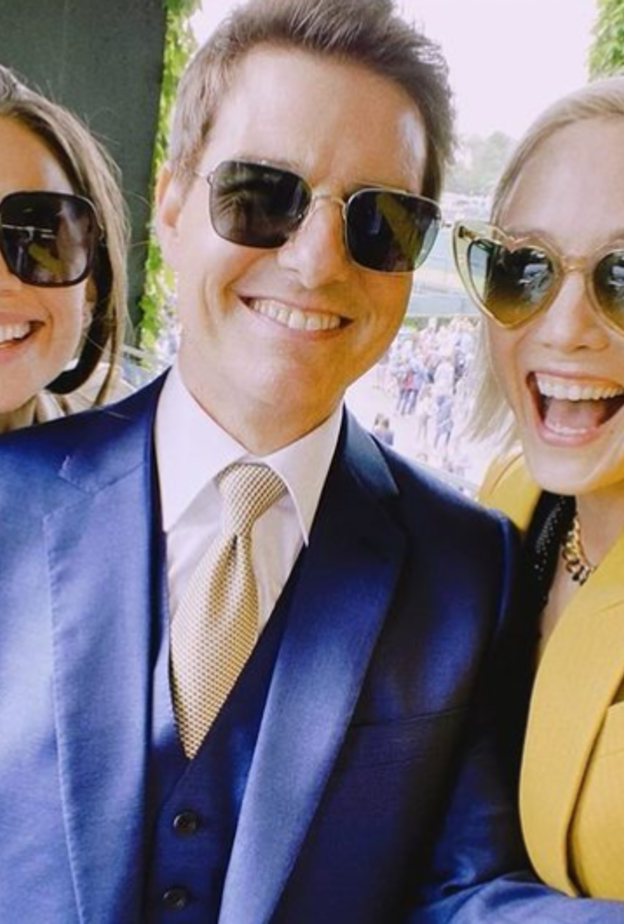  توم كروز يصطحب هالي أتويل في نهائي ويمبلدون- الصورة من حساب هالي أتويل على انستجرام