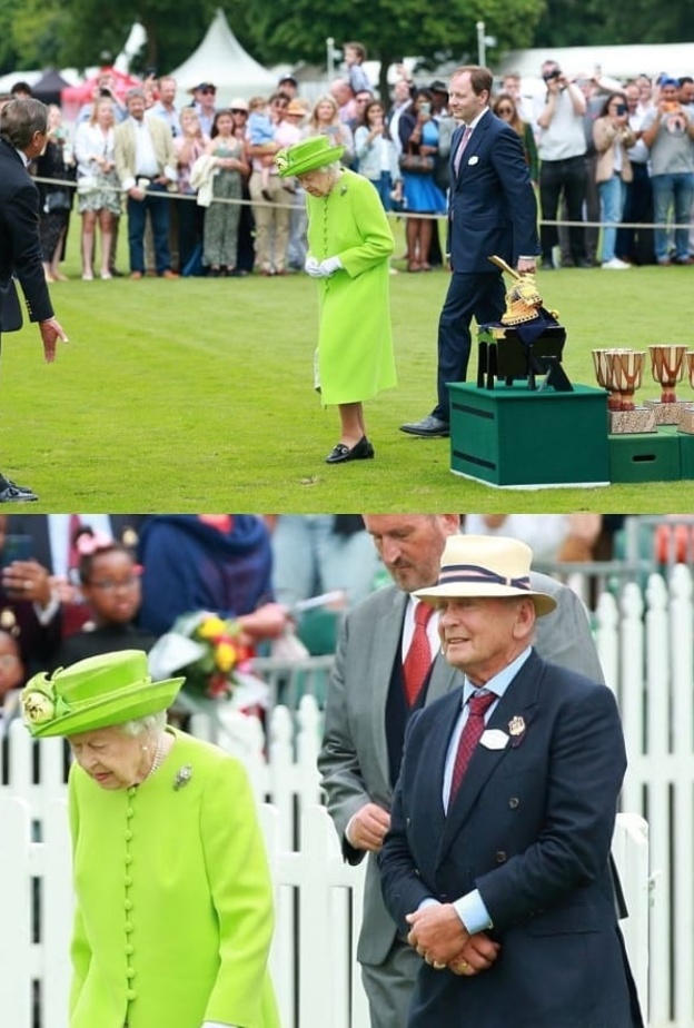 ملكة بريطانيا تزور نادي البولو في إيغام