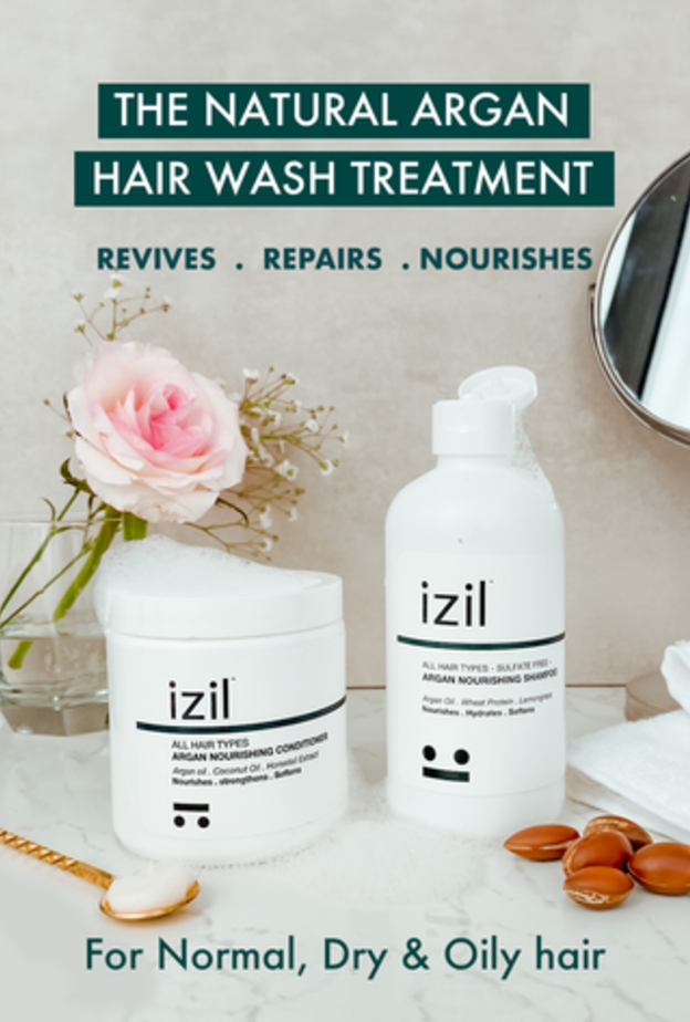 مجموعة غسيل الشعر بالمكوّنات الطبيعية من ازيل بيوتي للرجل والمرأة