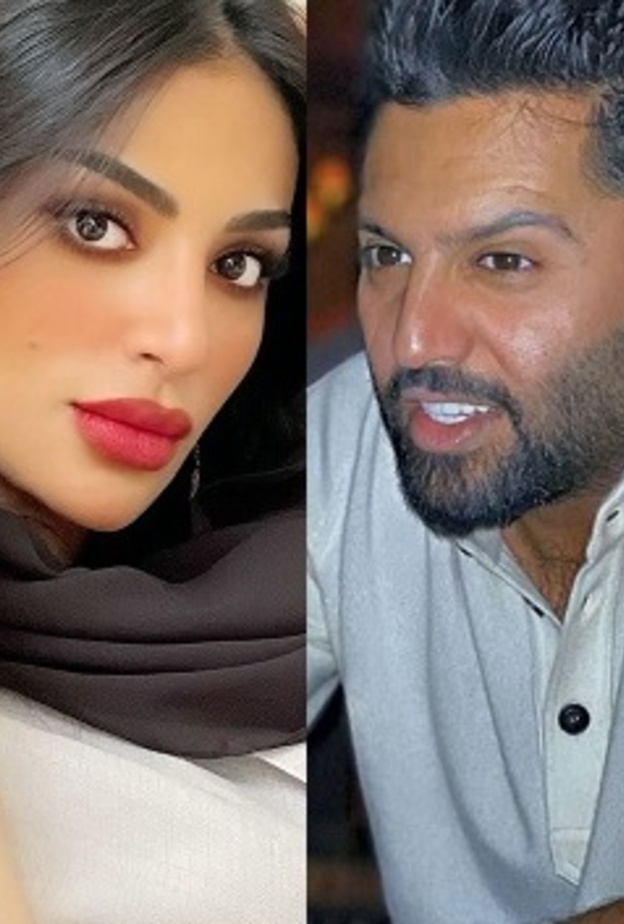 صورة من الحساب الرسمي ليعقوب بوشهري وفاطمة الانصاري على انستجرام