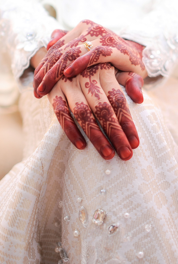  shutterstock_يمكن للعروس أن تختار النقش الذي يعجبها في عيد الاضحى 2021