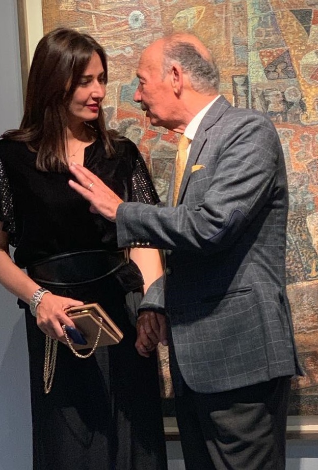 حلا شيحة ووالدها