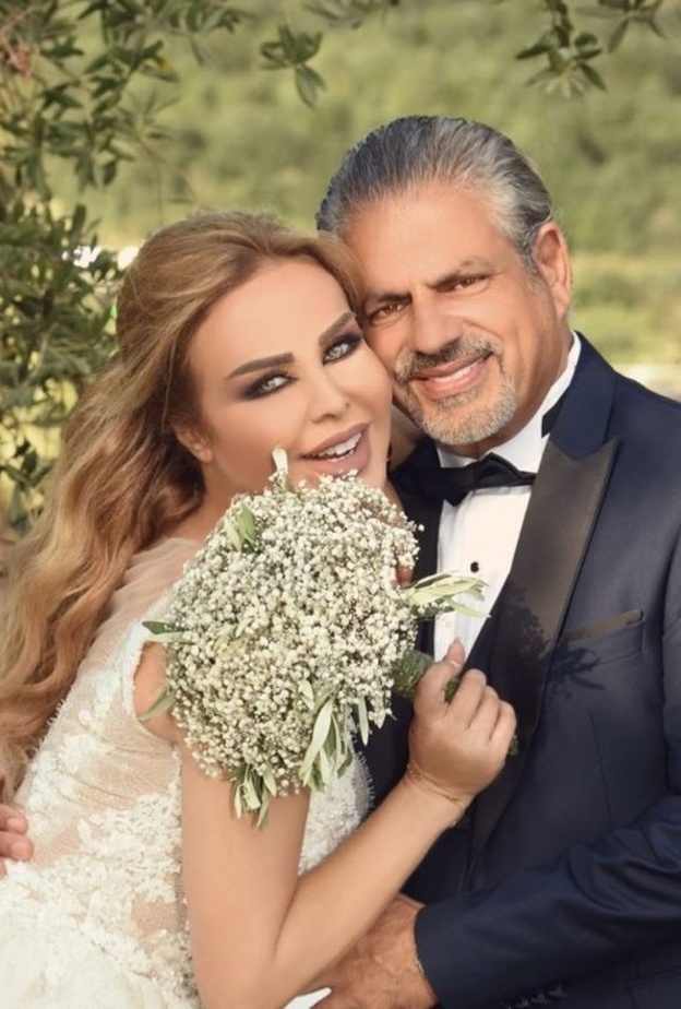 رولا سعد وعريسها- الصورة من حسابها على انستجرام