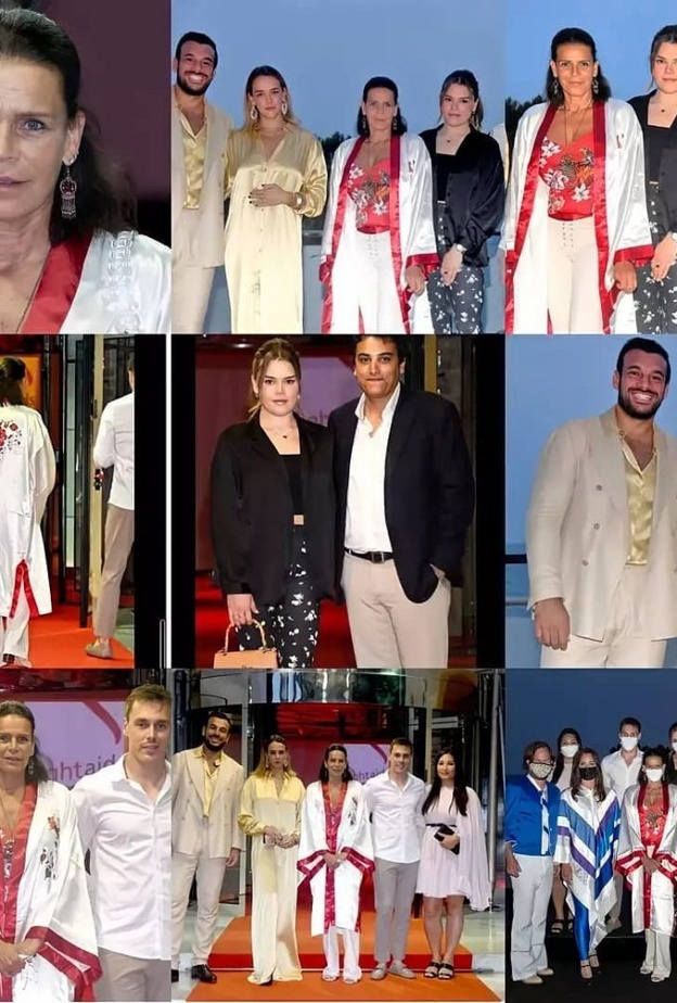 الأميرة ستيفاني وأسرتها في حفل خيري لجهود مكافح الإيدز