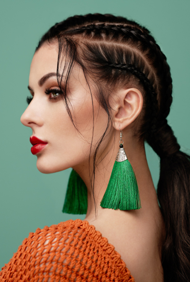  تسريحة الضفيرة تناسب اجواء الصيف