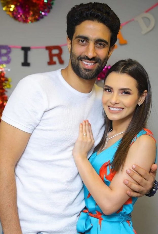 كارمن سليمان وزوجها