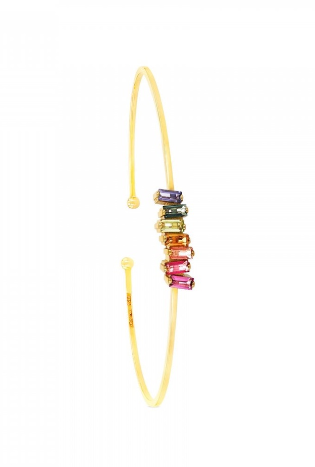 Amelia Rainbow bangle by Suzanne Kalan