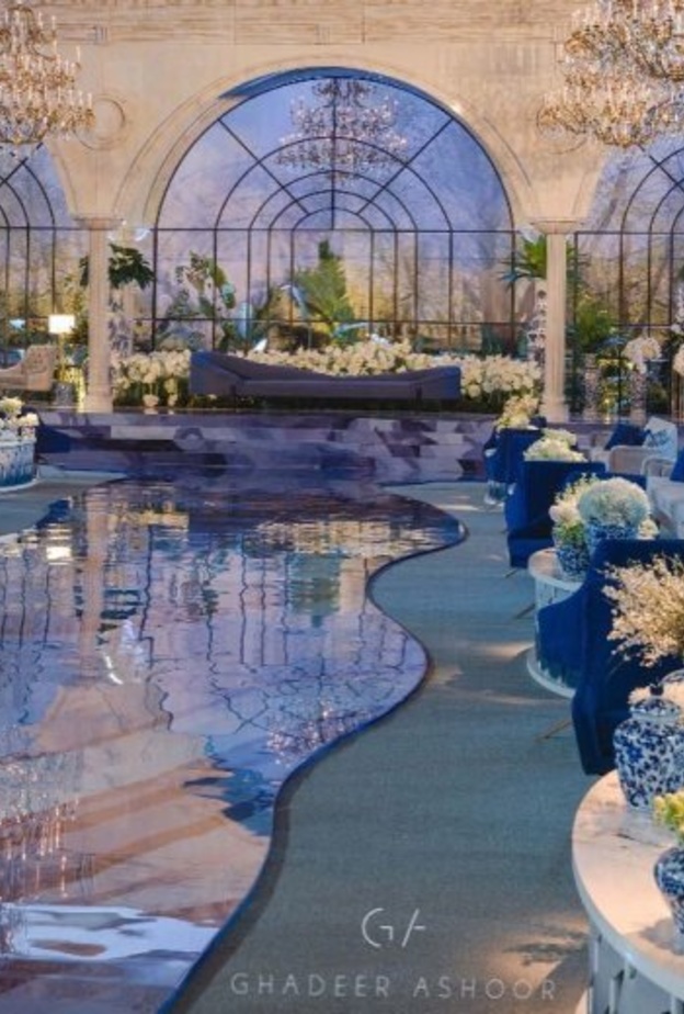  أفخم ديكور حفلات الزفاف بالورود من المنسقة السعودية غادير عاشور