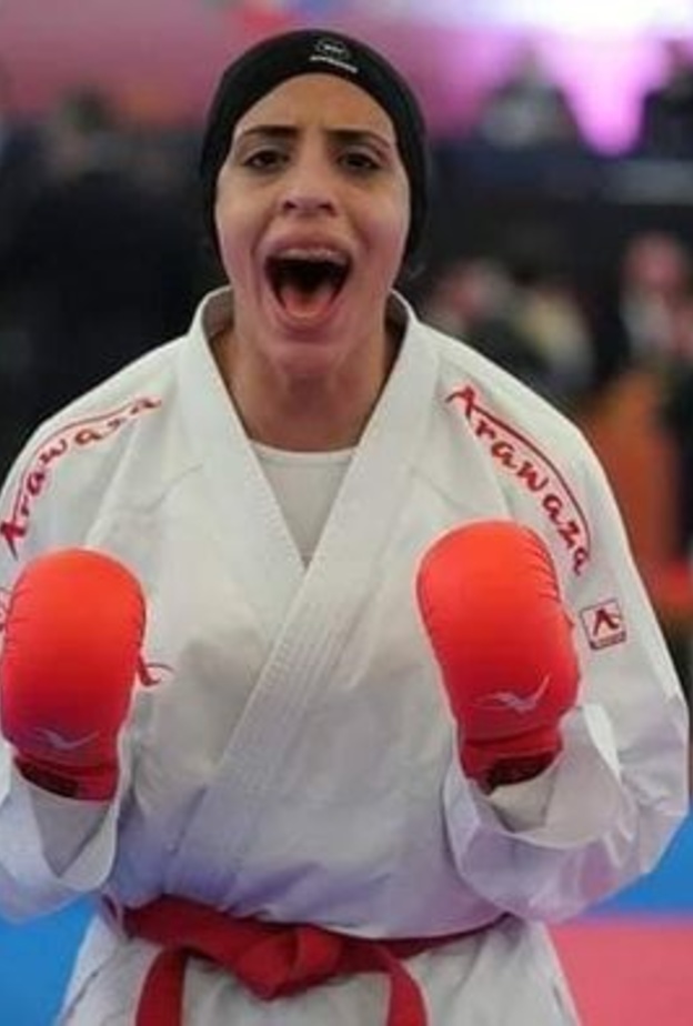 اللاعبة فريال اشرف