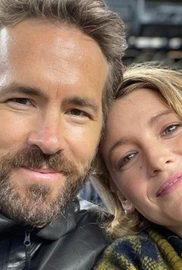 ريان رينولدز وزوجته بليك ليفلي_ الصورة من حساب ريان رينولدز على إنستجرام