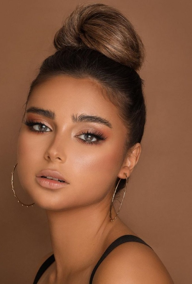  مكياج مشمشي لصاحبات البشرة السمراء من خبيرة المكياج ابرار الخاتم