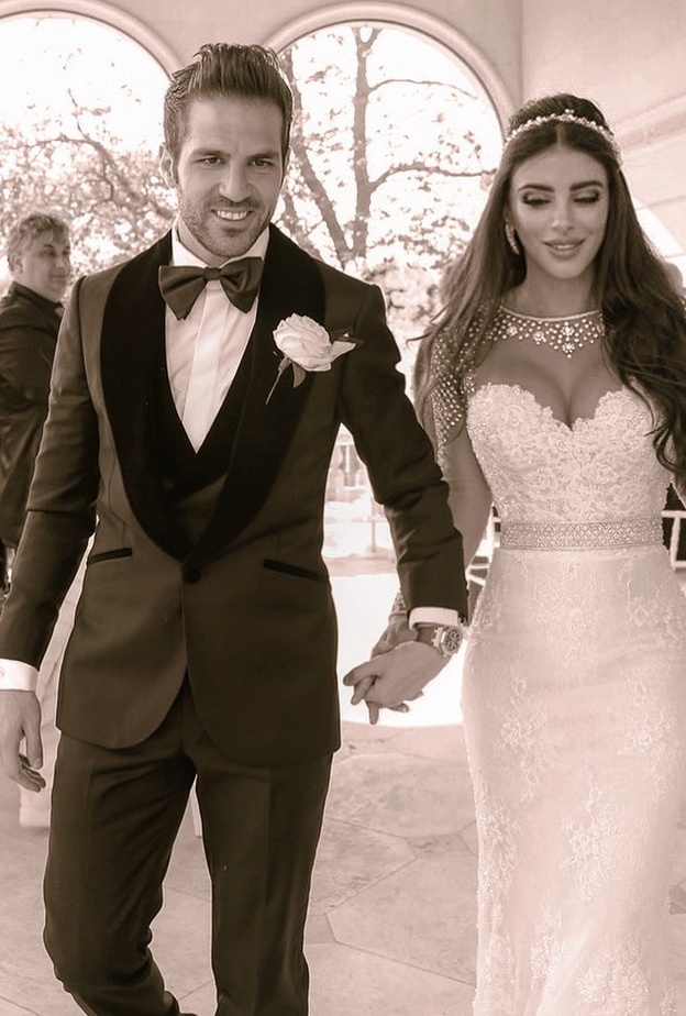 فابريغاس تزوج من اللبنانية دانييلا سمعان= انستغرام دانييلا