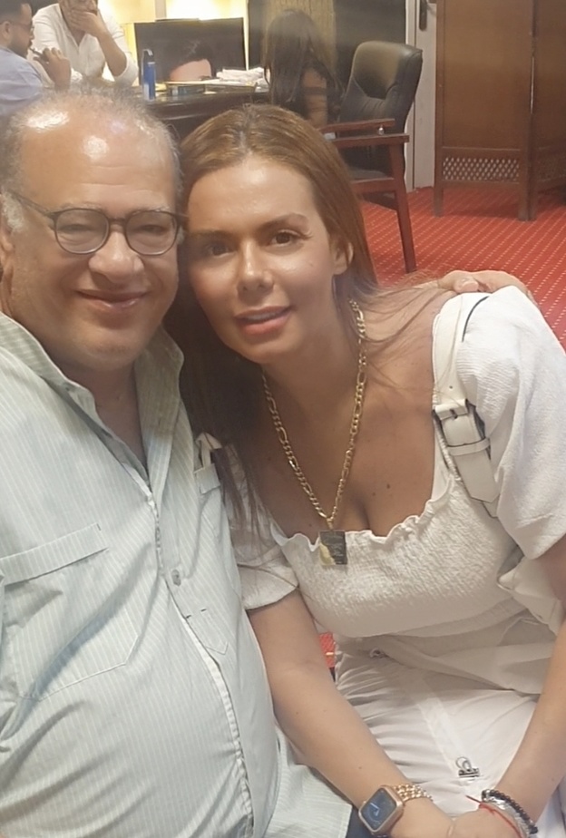 صلاح عبدالله وإيمي سالم