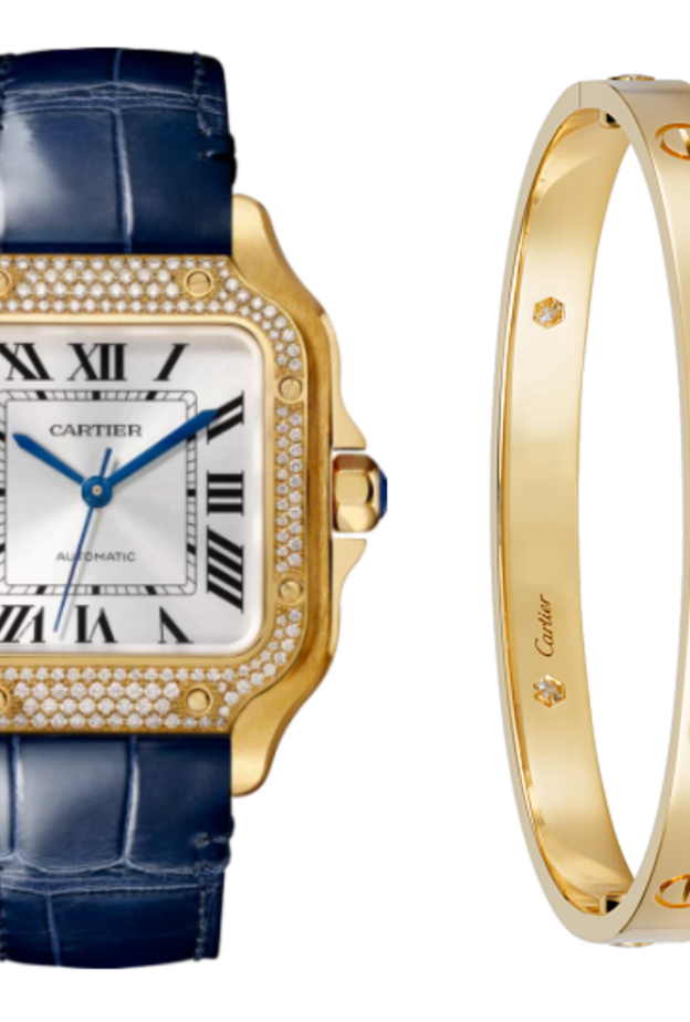 ساعة وسوار من كارتييه Cartier