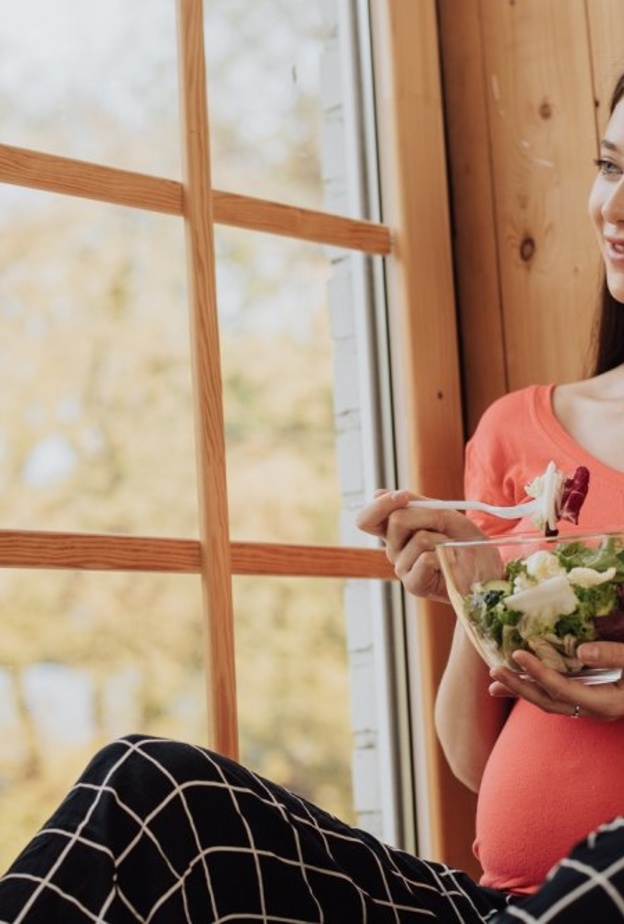 اكلات تزيد وزن الجنين للام النباتية