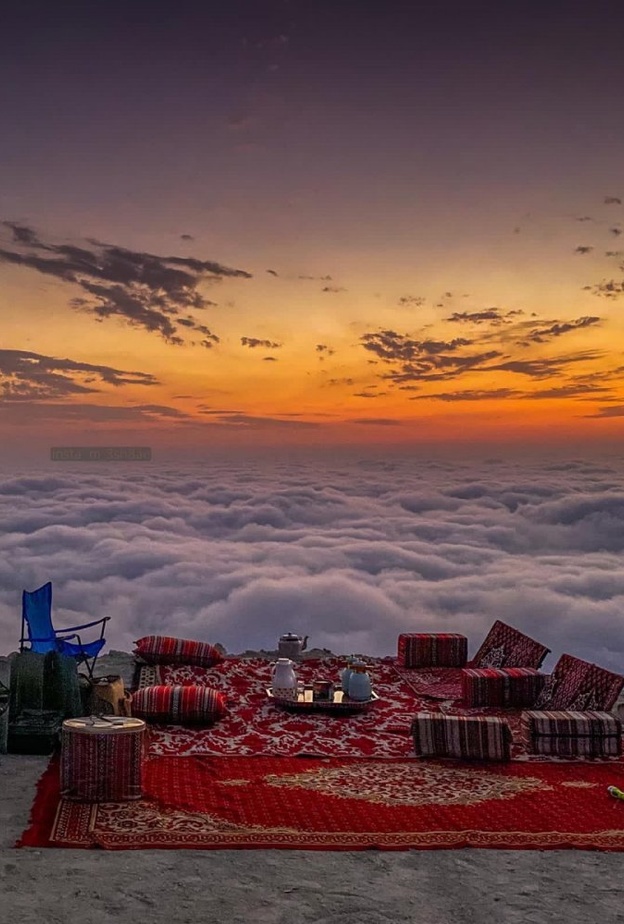 سحر الطبيعة لعشاق المغامرة في وادي الحلو - المصدر  bu_Lateifa 