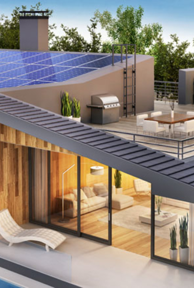 تصميم فيلا ريفي بمواد عصرية وشكل مودرن