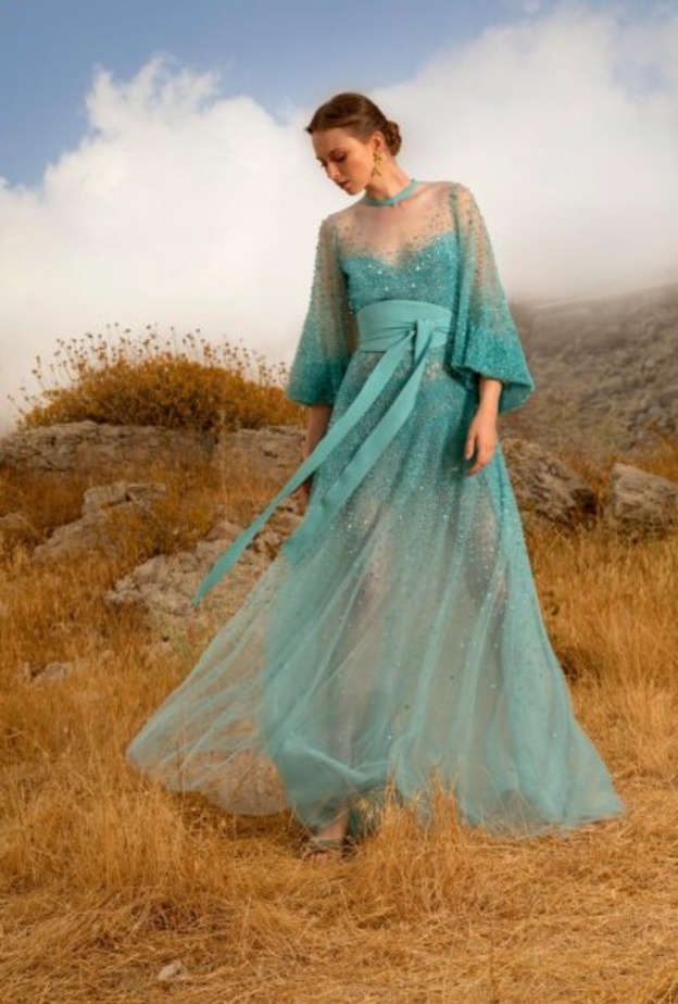 فساتين خطوبة بأكمام طويلة@ramikadi